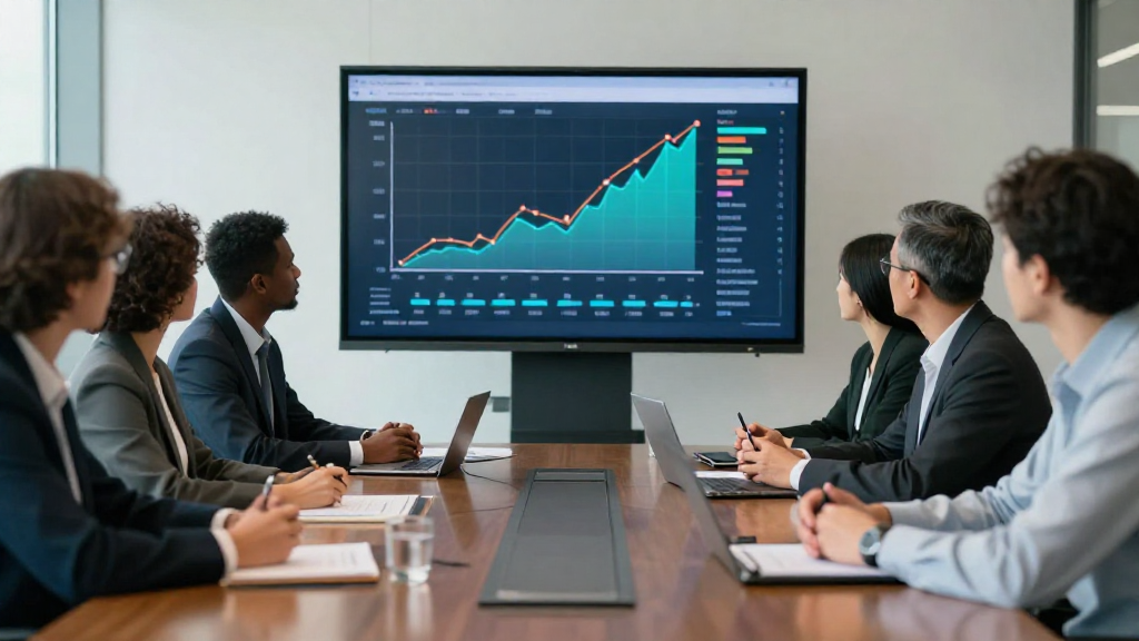 Boardroom discussion on impact metrics