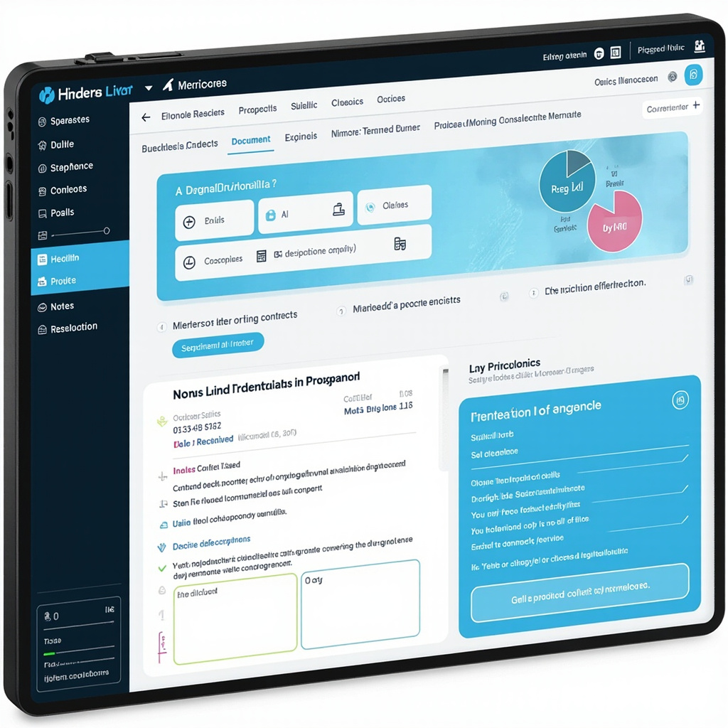Legal contract automation workflow showing AI analysis and risk assessment