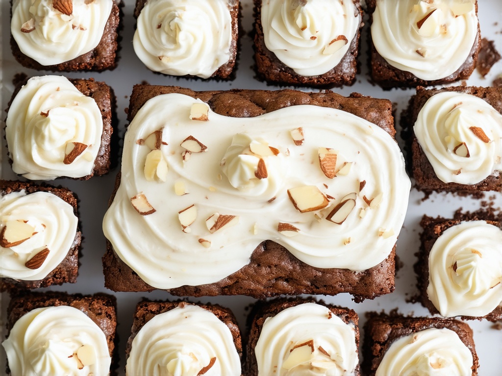 Almond Cupcake Brownies