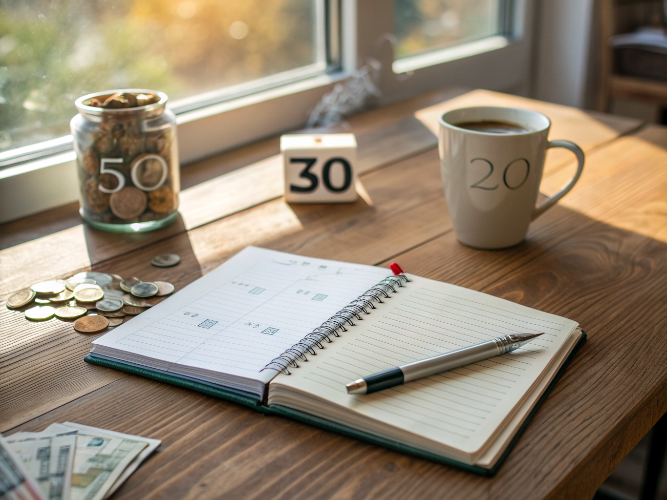 The 50/30/20 Budgeting Rule Explained for Absolute Beginners