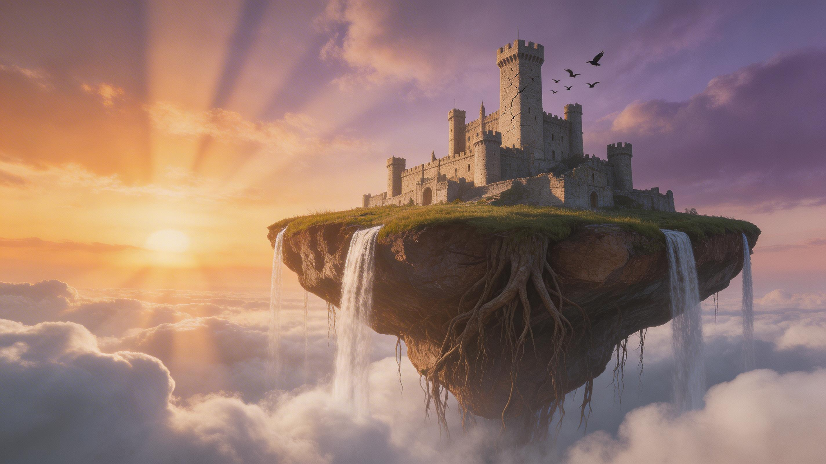 Cinematic matte painting