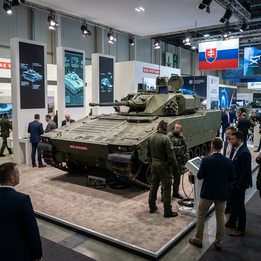 BAE Systems Introduces CV9035 MkIV Infantry Fighting Vehicle for Slovakia