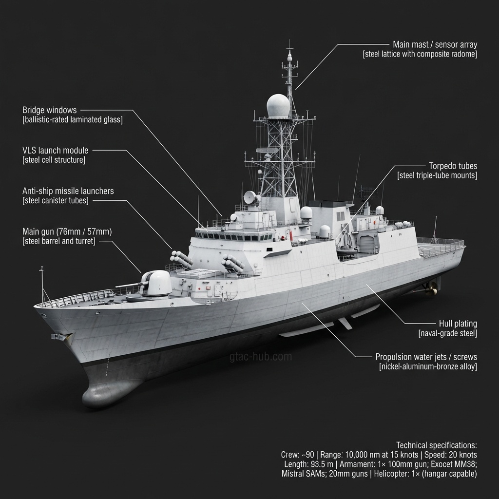 Floréal Class Frigate