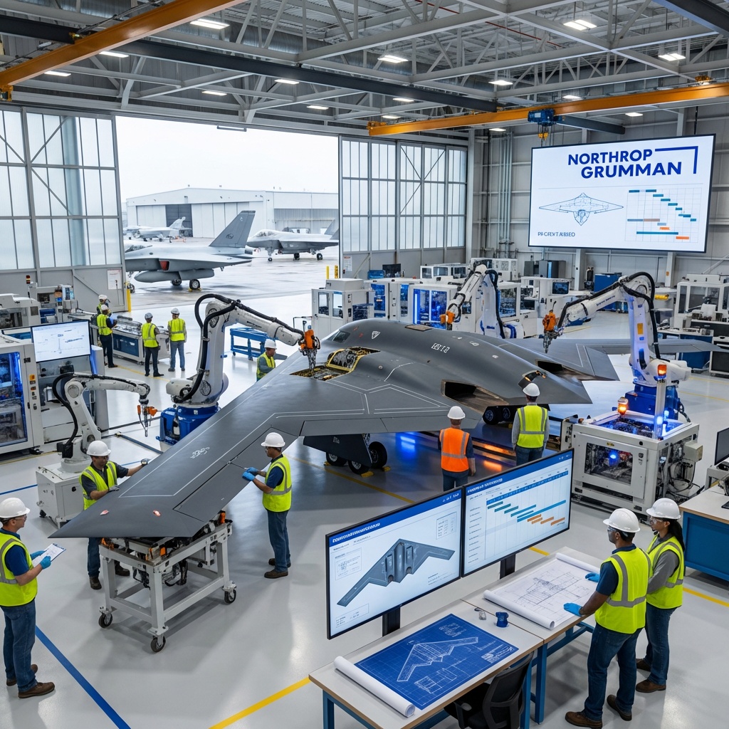 Northrop Grumman Enhances B-21 Raider Manufacturing Capacity