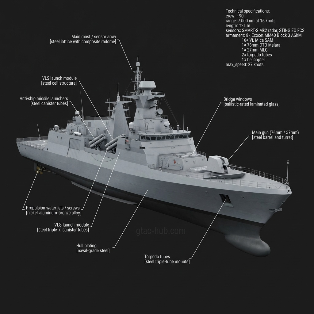 MEKO A-200 AN Frigate (Moudjahed Class)