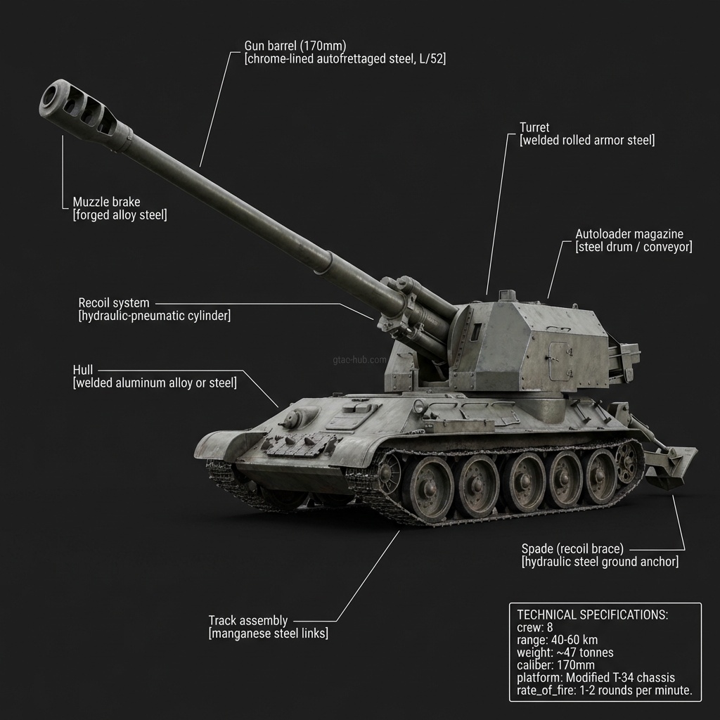 Koksan M-1978 170mm SPG