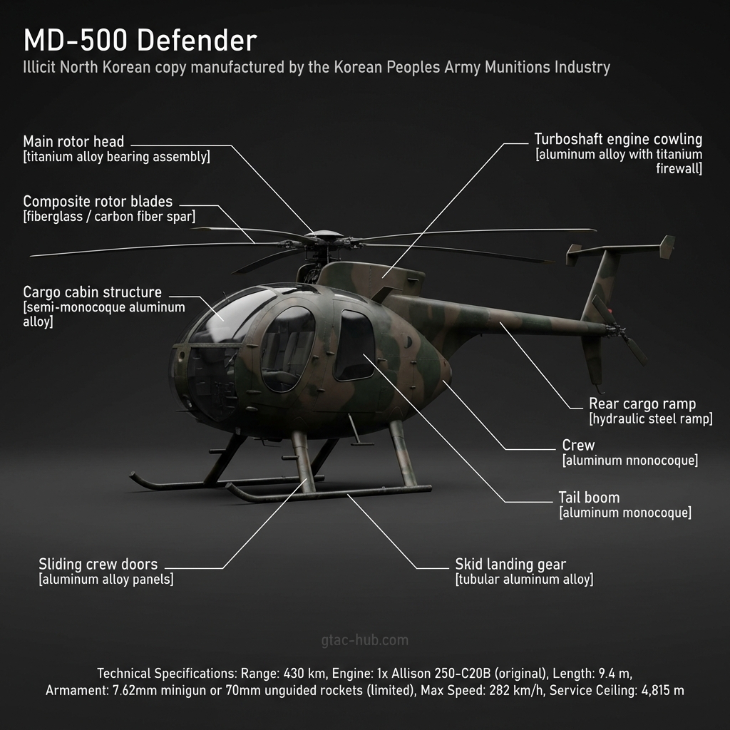 MD-500 Defender (North Korea Illicit Copy)