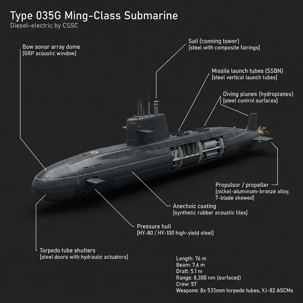 Type 035G Ming-Class Submarine