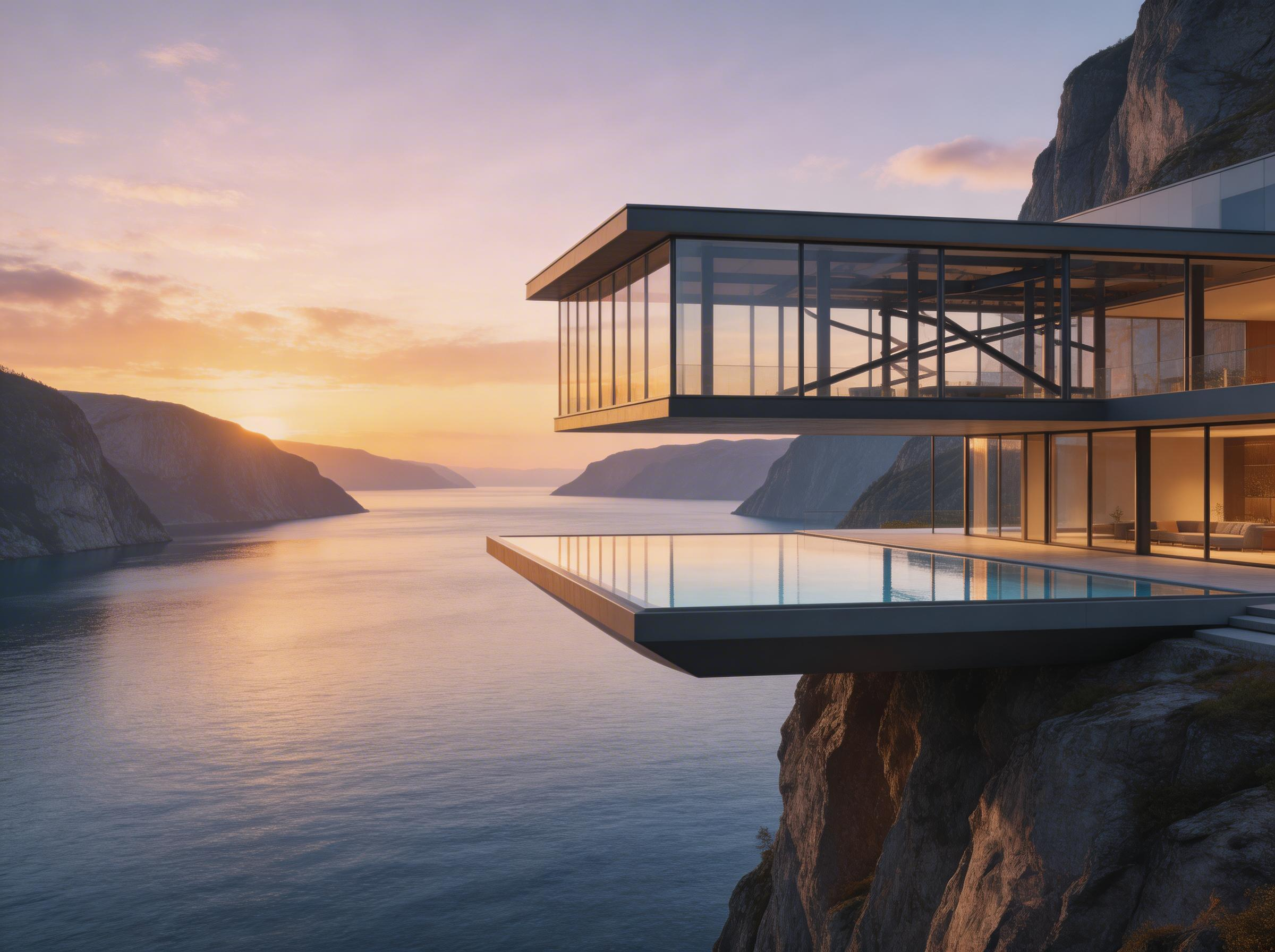 Seedream 5.0 architectural visualization example for photorealistic AI image generation