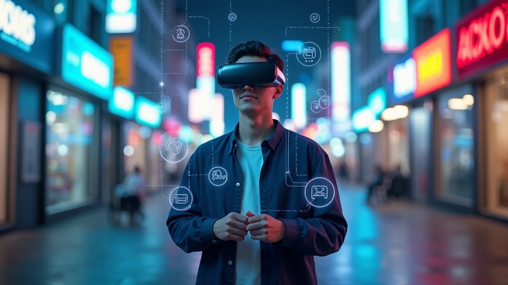 Futuro de la tecnología inmersiva con gafas de realidad aumentada ligeras