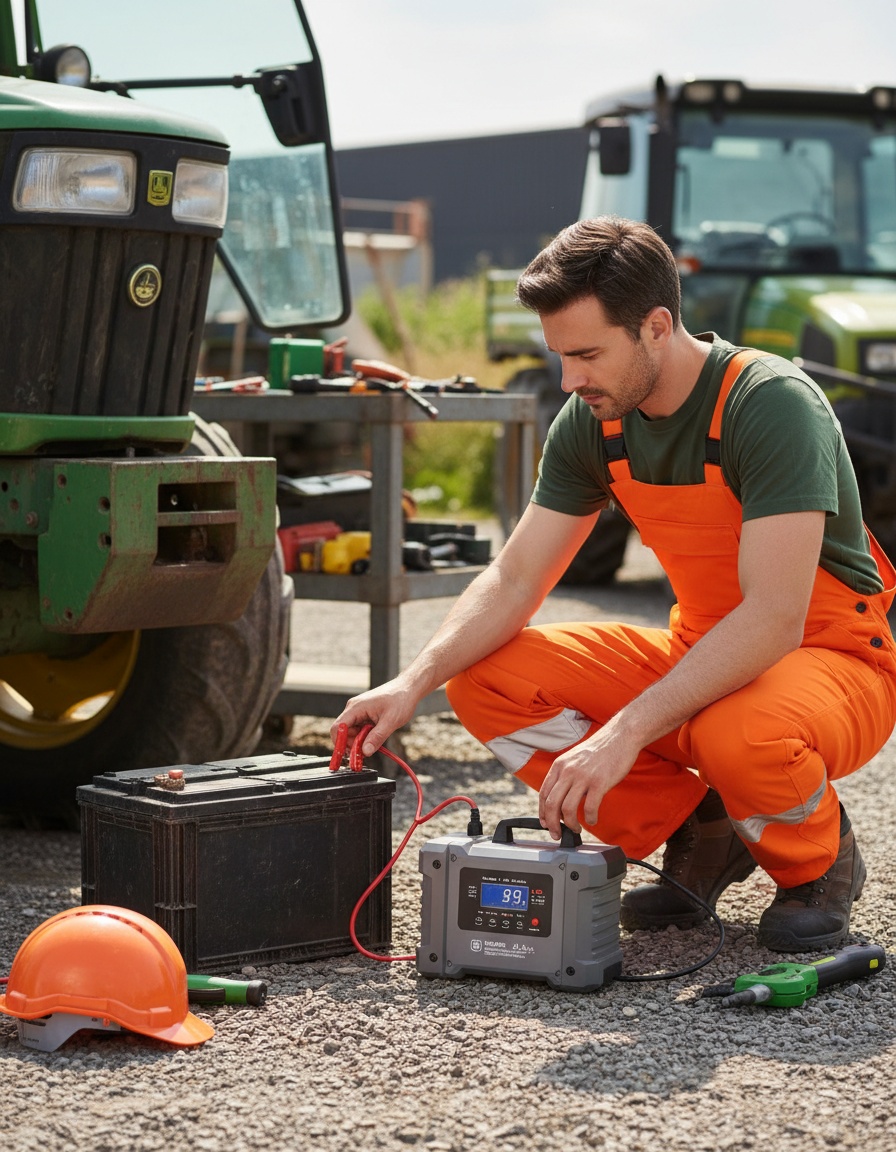 Avance en cargadores de baterías: dispositivo inteligente de 12V y 24V para vehículos y maquinaria