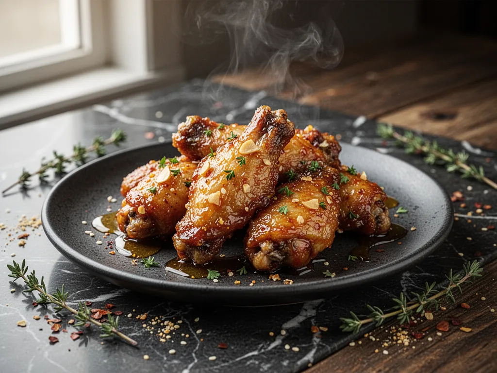 Air Fryer Honey Garlic Wings