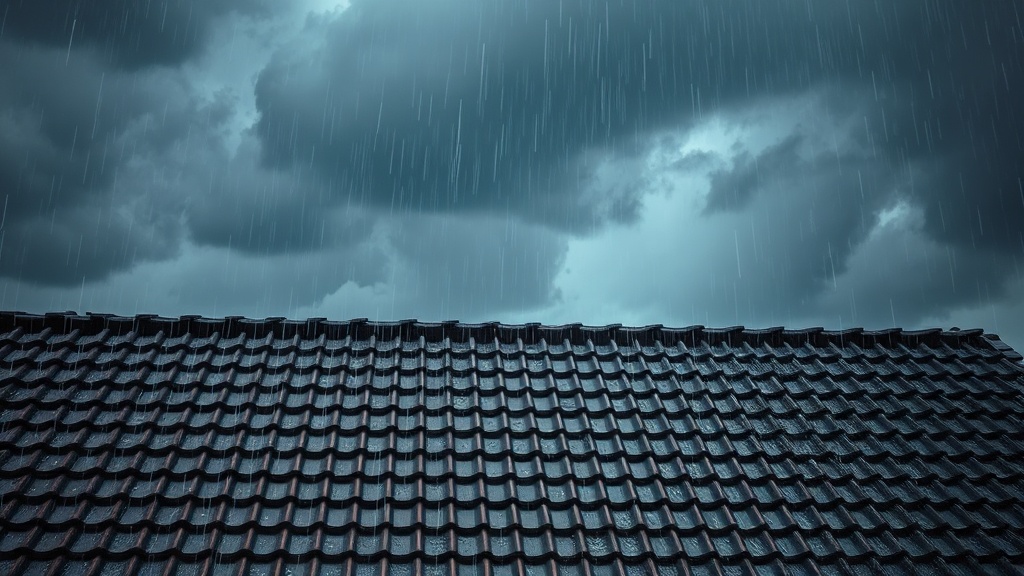 Wat als je dak lekt tijdens slecht weer?