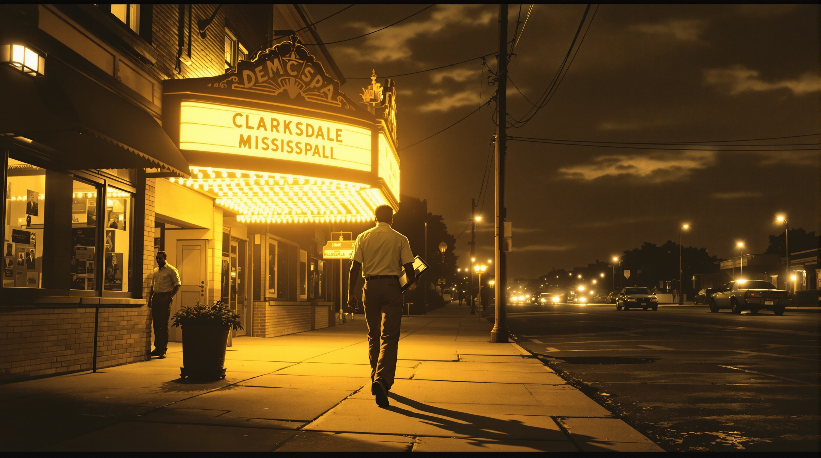 Clarksdale at dusk