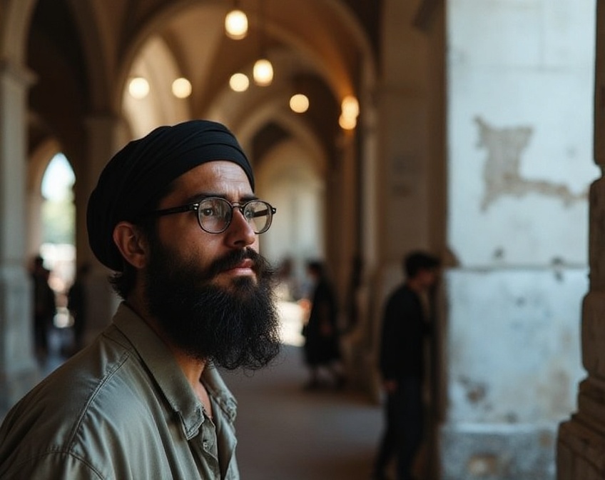 add-khameini-type-hat-and-beard-to-person-in-this-8xfvkxmd1w