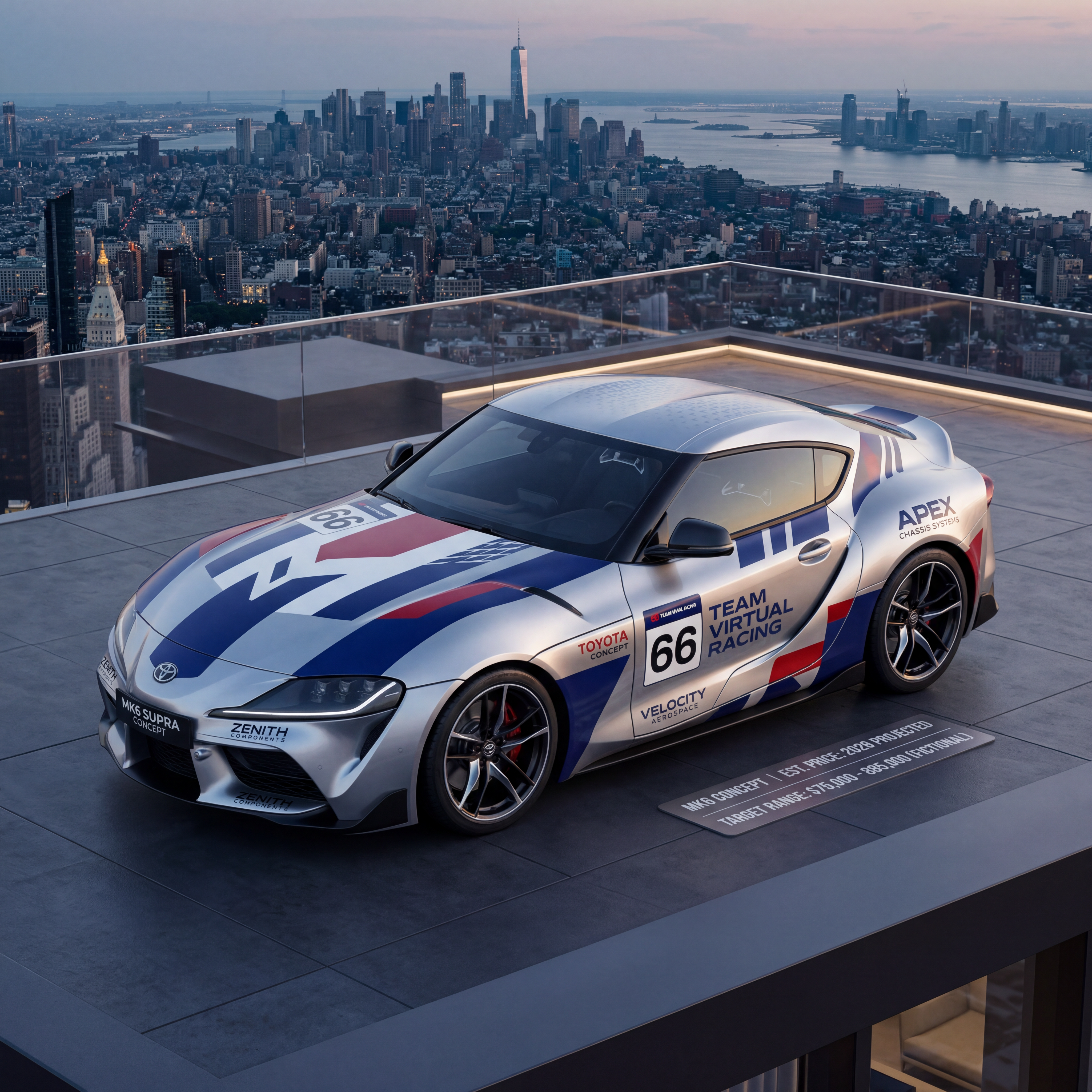 2026 Toyota Supra MK6 Concept: Price & Expected Release AI car wrap design on 2026 toyota supra mk6 concept: price & expected release style