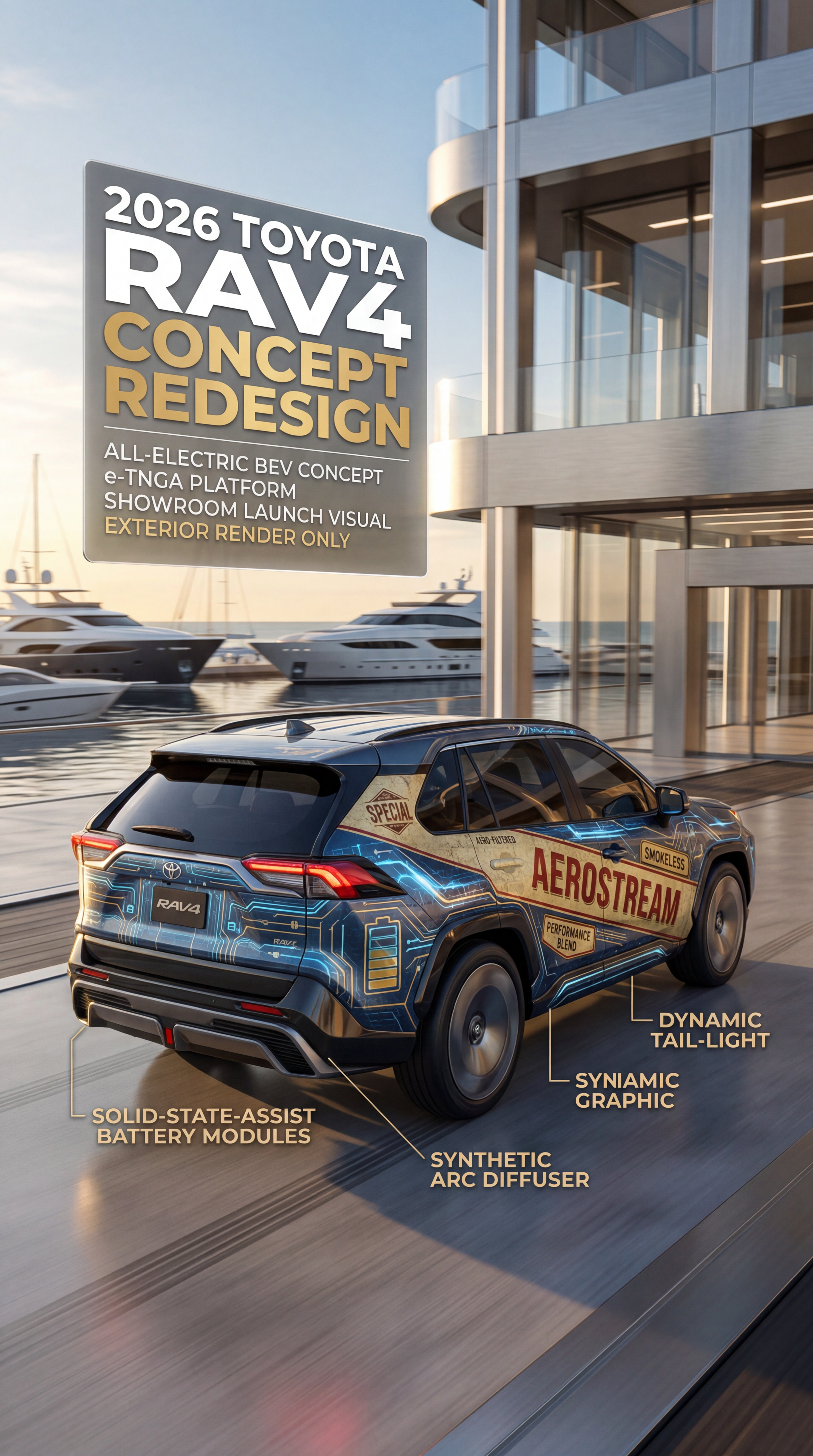 2026 Toyota RAV4 Concept: Redesign & Images AI car wrap design on 2026 toyota rav4 concept: redesign & images style