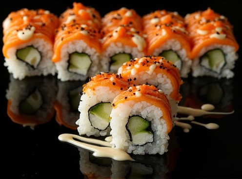 top-down-view-of-8-sushi-rolls-arranged-in-2-rows-w45486tvri
