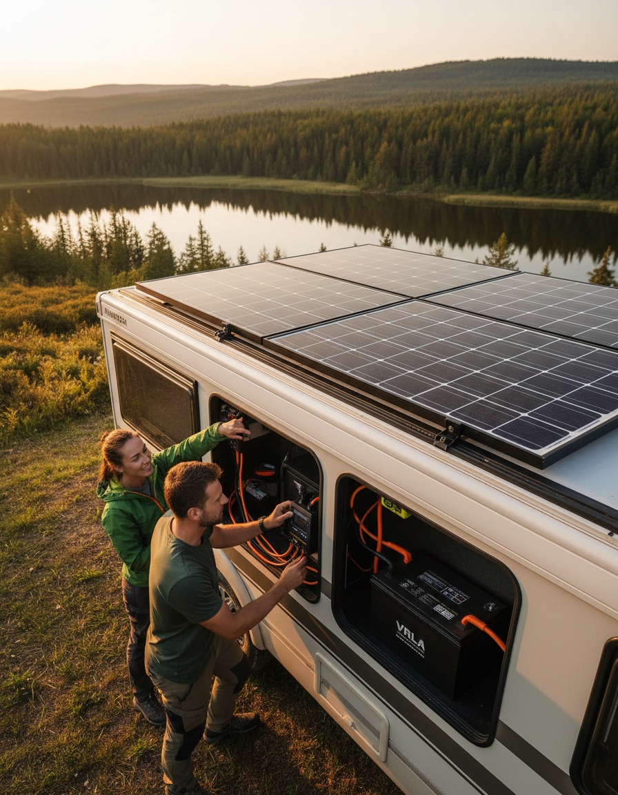 Avances en Sistemas Solares para Motorhomes y Camping: Eficiencia y Versatilidad en Energía Renovable