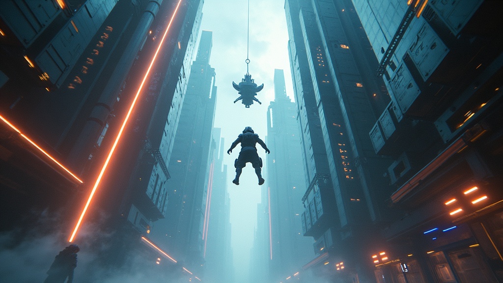 Vista en primera persona del combate aéreo en SkyLeap VR