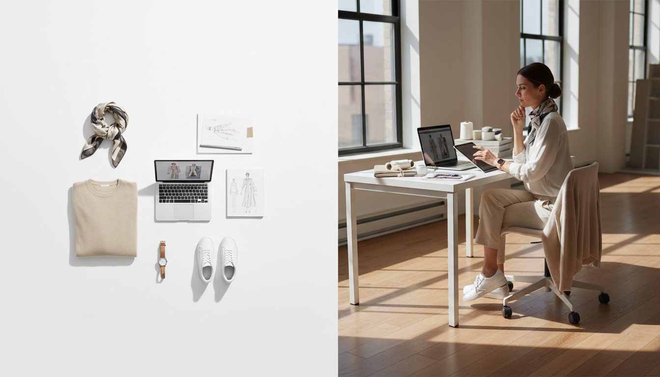 AI fashion photography example