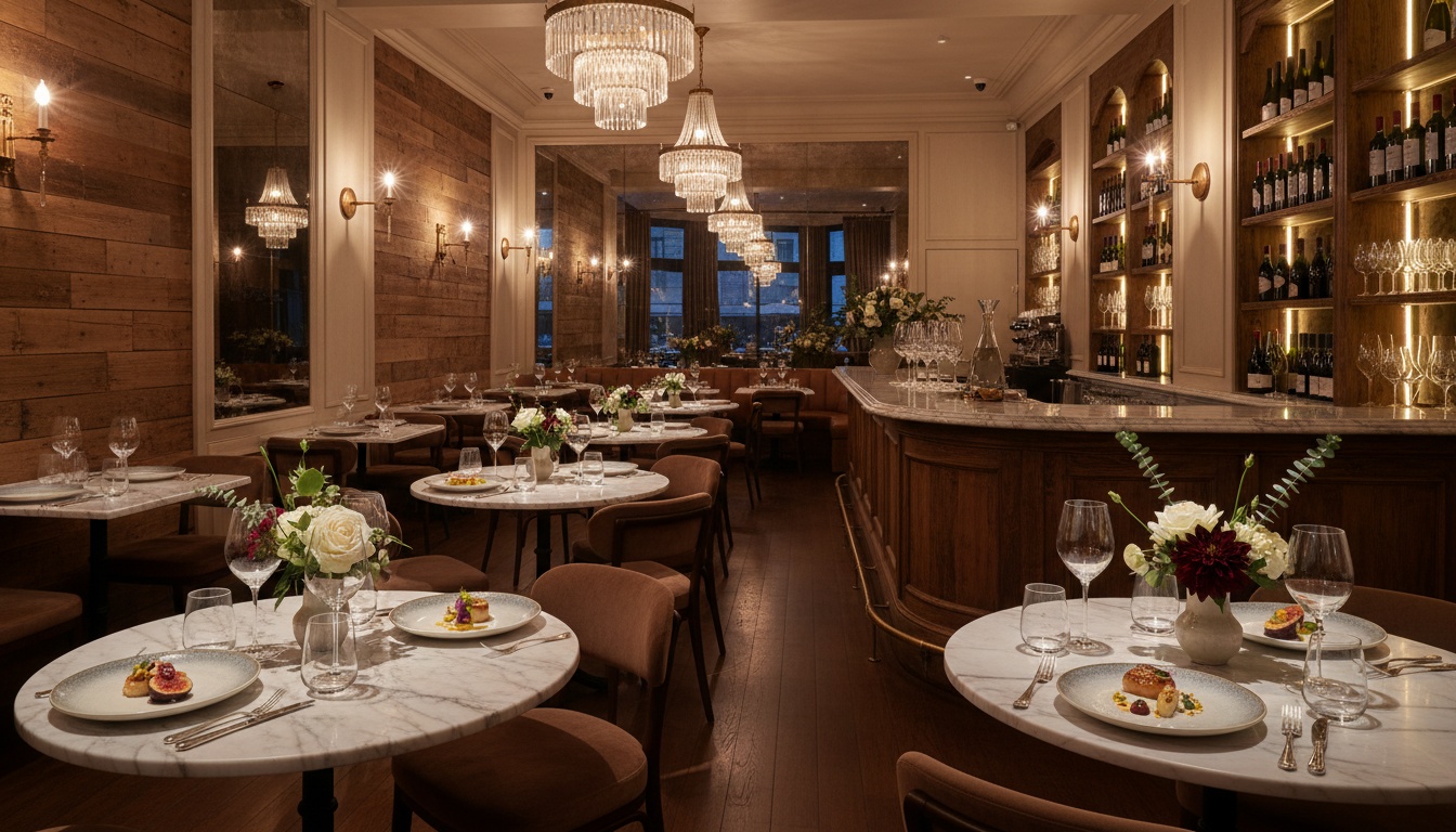 Ambiance de restaurant exclusif