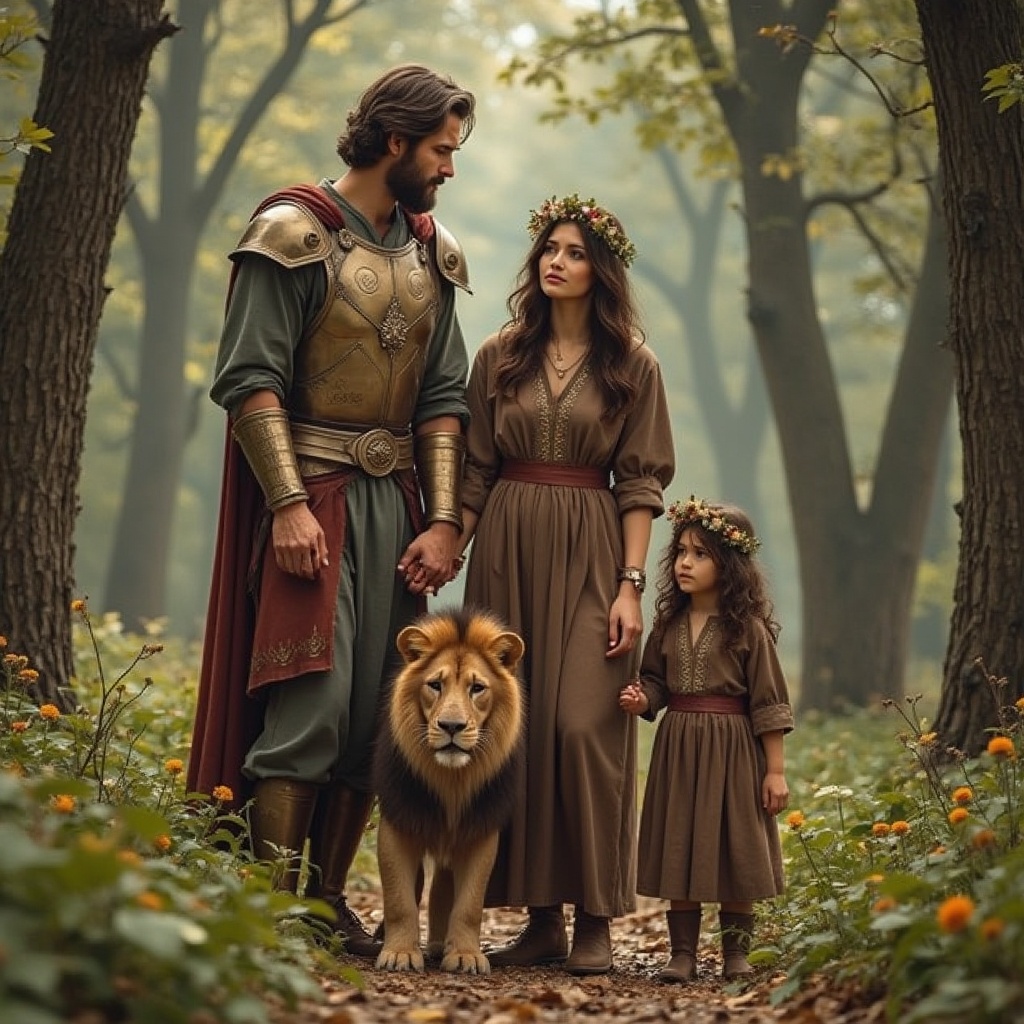 hombre-mujer-nino-mayor-y-nino-menor-vestidos-con-27qv17zfwc