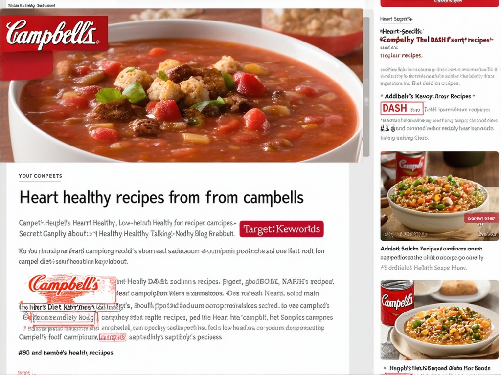 DASH diet compatible meal preparation ingredients