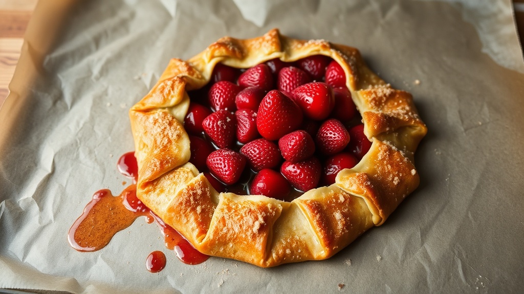 Strawberry Galette: The 'I Can't Make Pie Crust' Pie