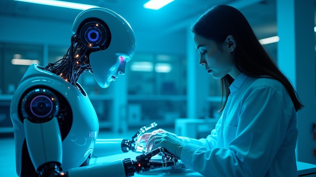 Robot IA generativa aprende observando a un humano para manipular objetos con precisión