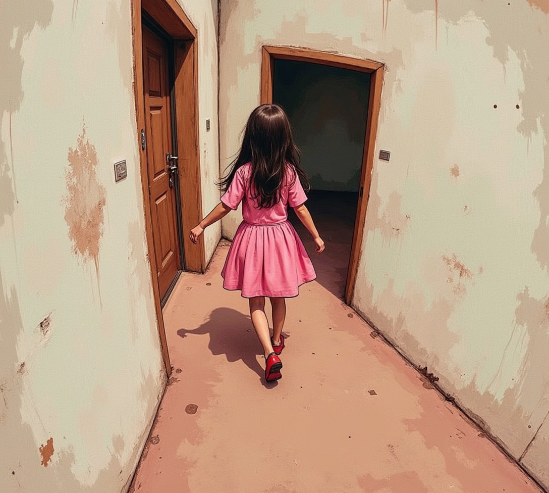 the-girl-gets-up-and-walks-slowly-towards-the-far-93wig4zx10