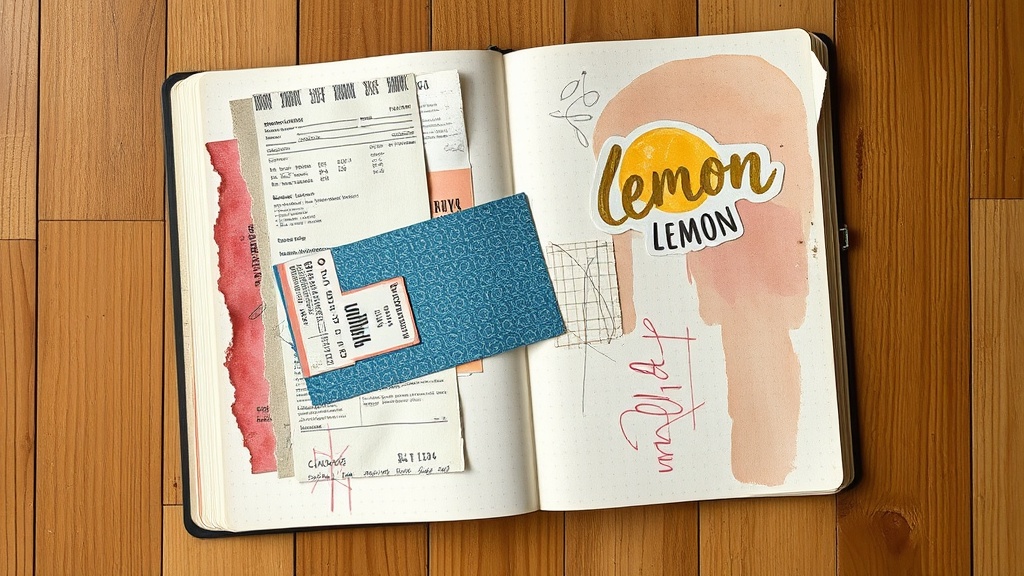 The Messy Joy of Collaging with Junk Mail & Receipts