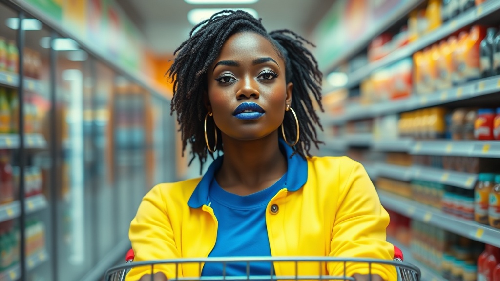 Rule I Broke: Wearing Blue Lipstick to the Grocery Store
