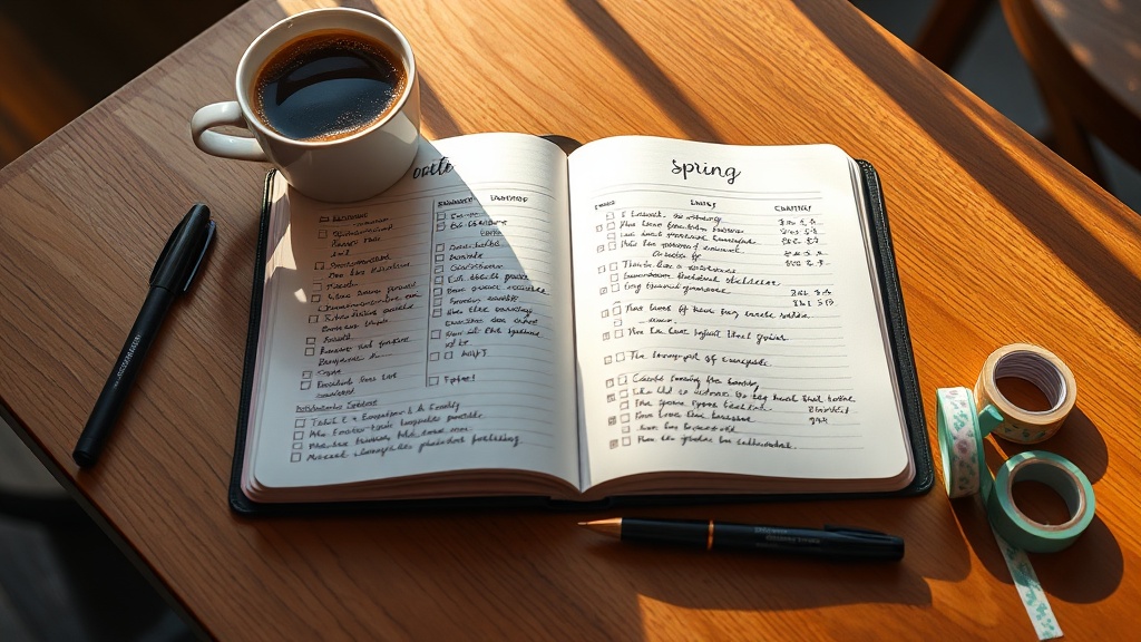 My Spring Reset Layout (And Why It's Okay to Drop January Goals)