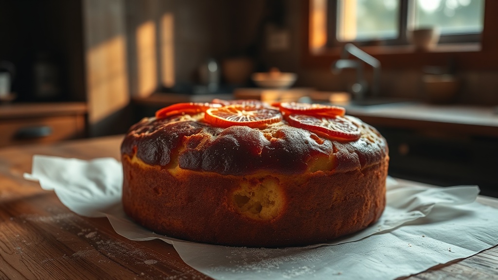 Saffron & Blood Orange Olive Oil Cake - Weekend Project