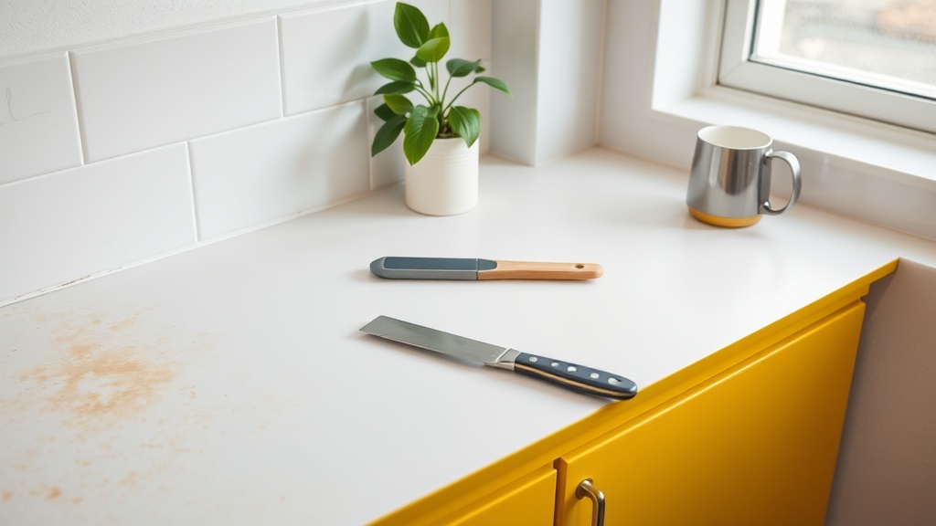$22 Faux Marble Kitchen Counters (That Fooled My Mother-in-Law)