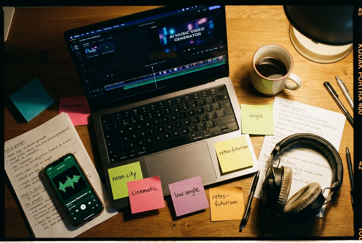 AI music video prompting workflow