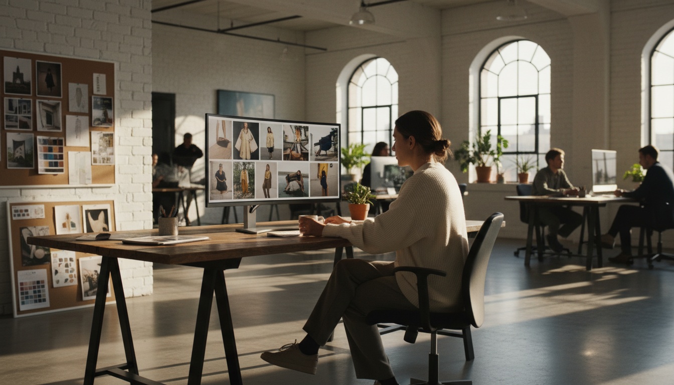 AI-generated fashion marketing content