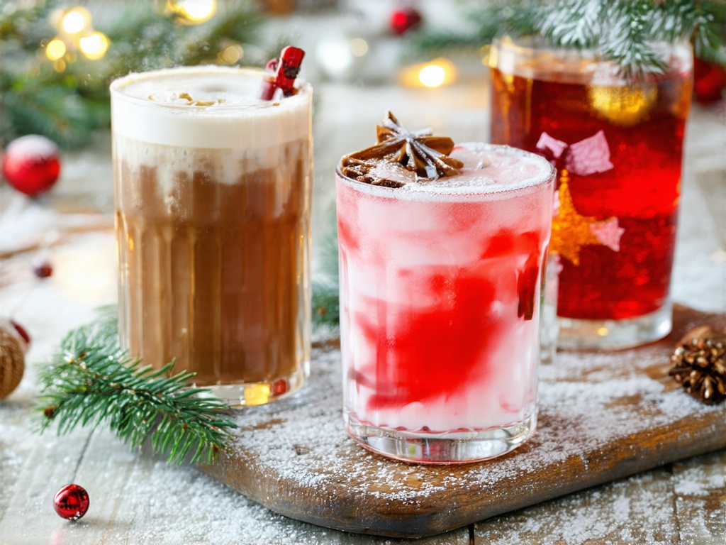 Traditional Christmas beverage preparation