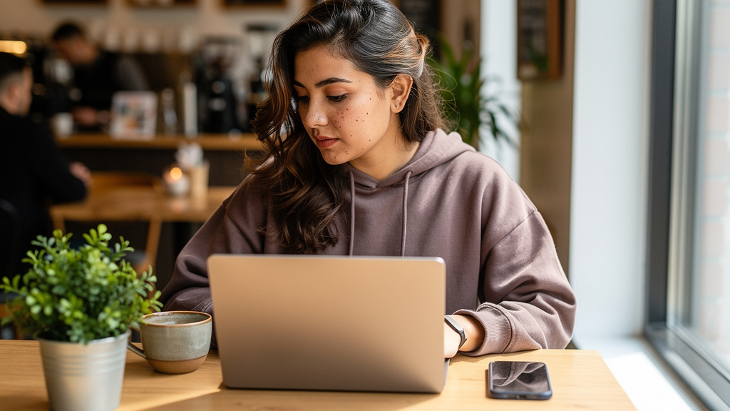 content creator at home office working on how to make money using ai automation in 2026