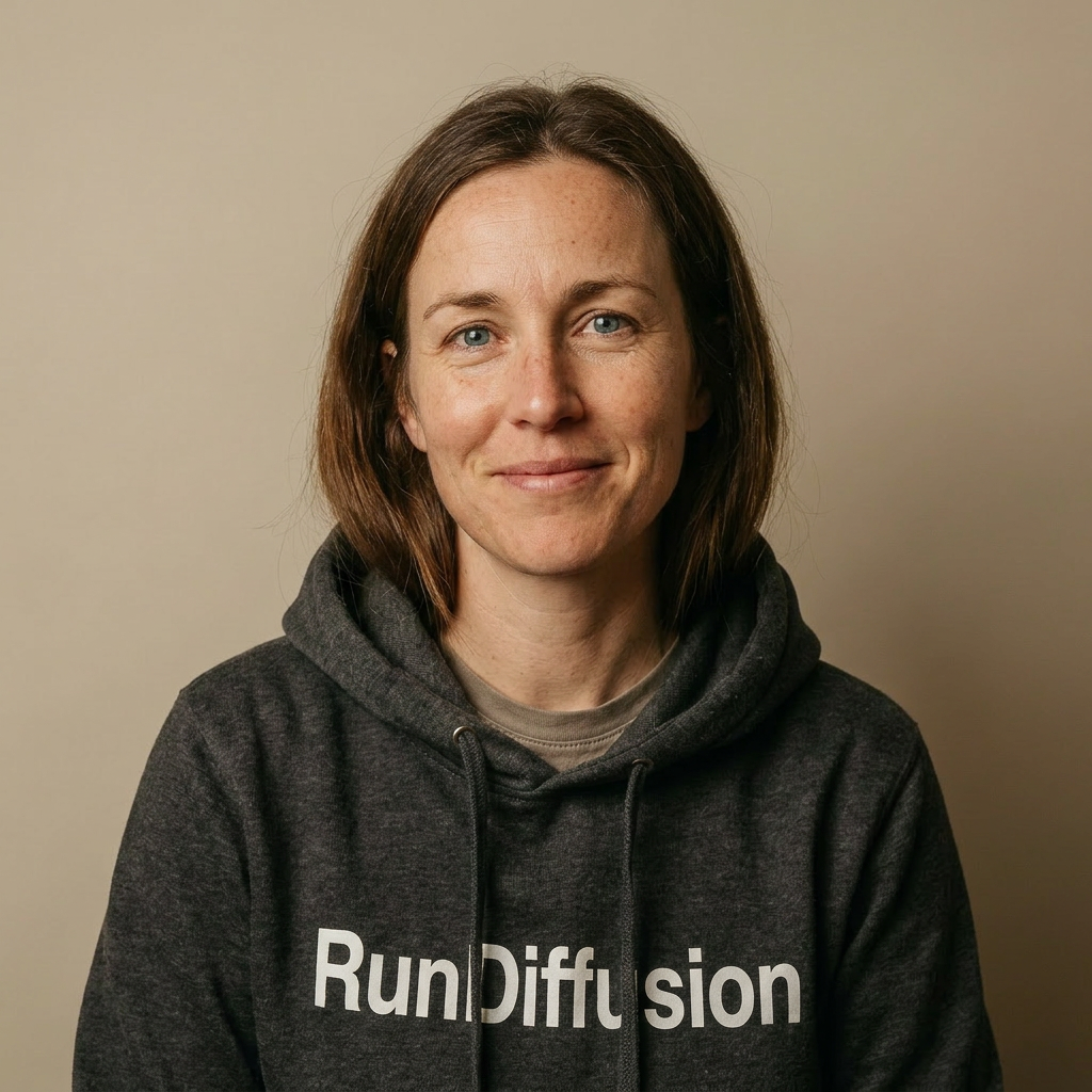 Front view portrait generated with Nano Banana 2