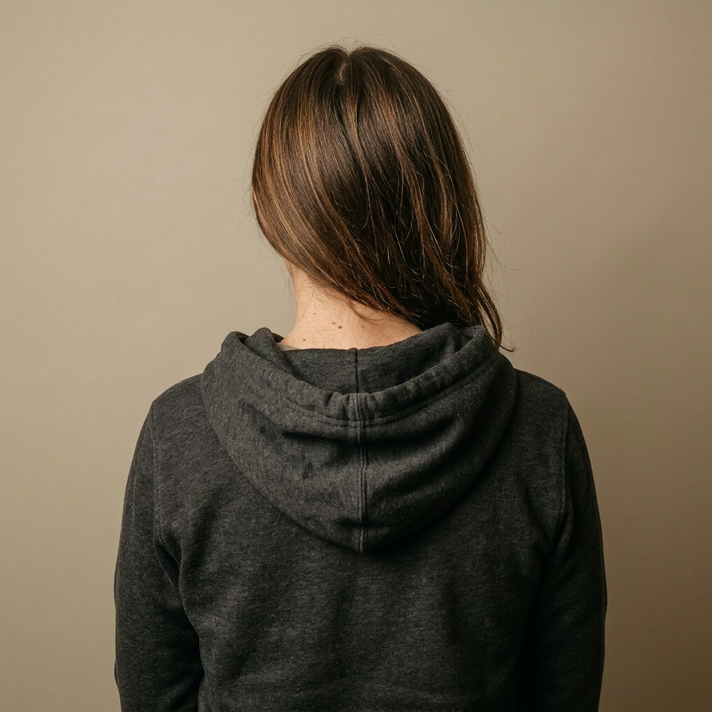 Back view portrait generated with Nano Banana 2