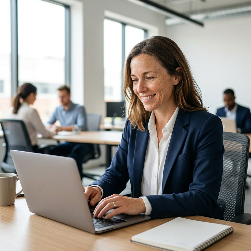 Stock image office scene