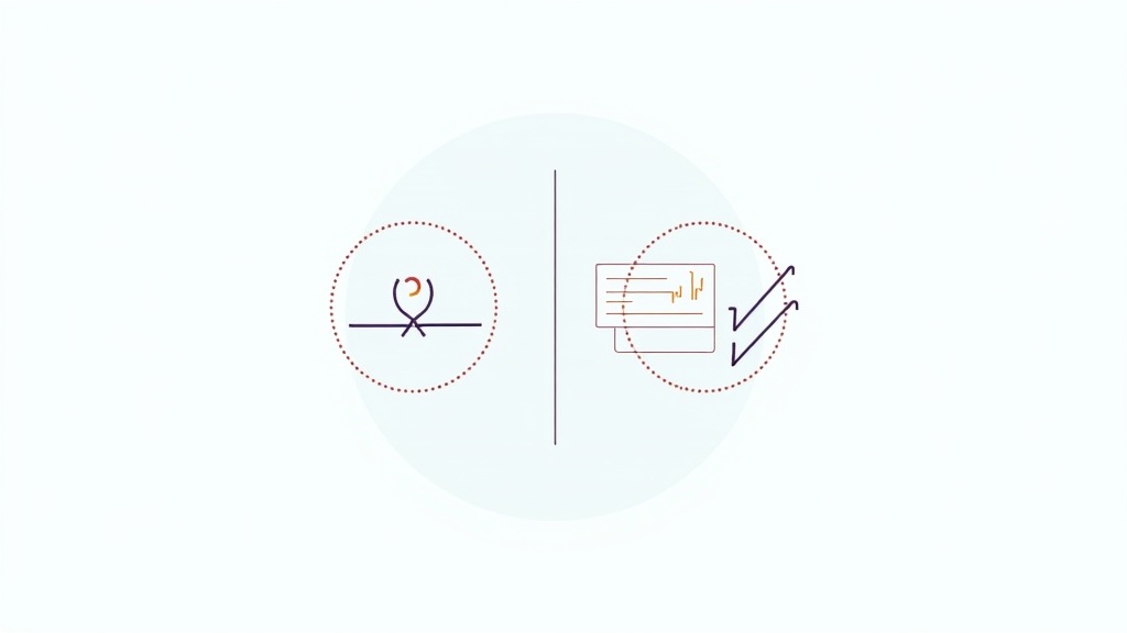 Infographic showing the mechanism difference between covered call options and standard index tracking