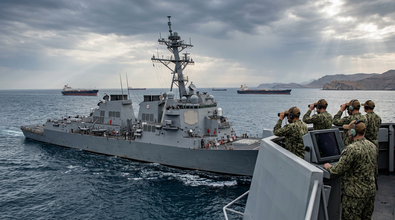 US Navy to Escort Tankers in Strait of Hormuz