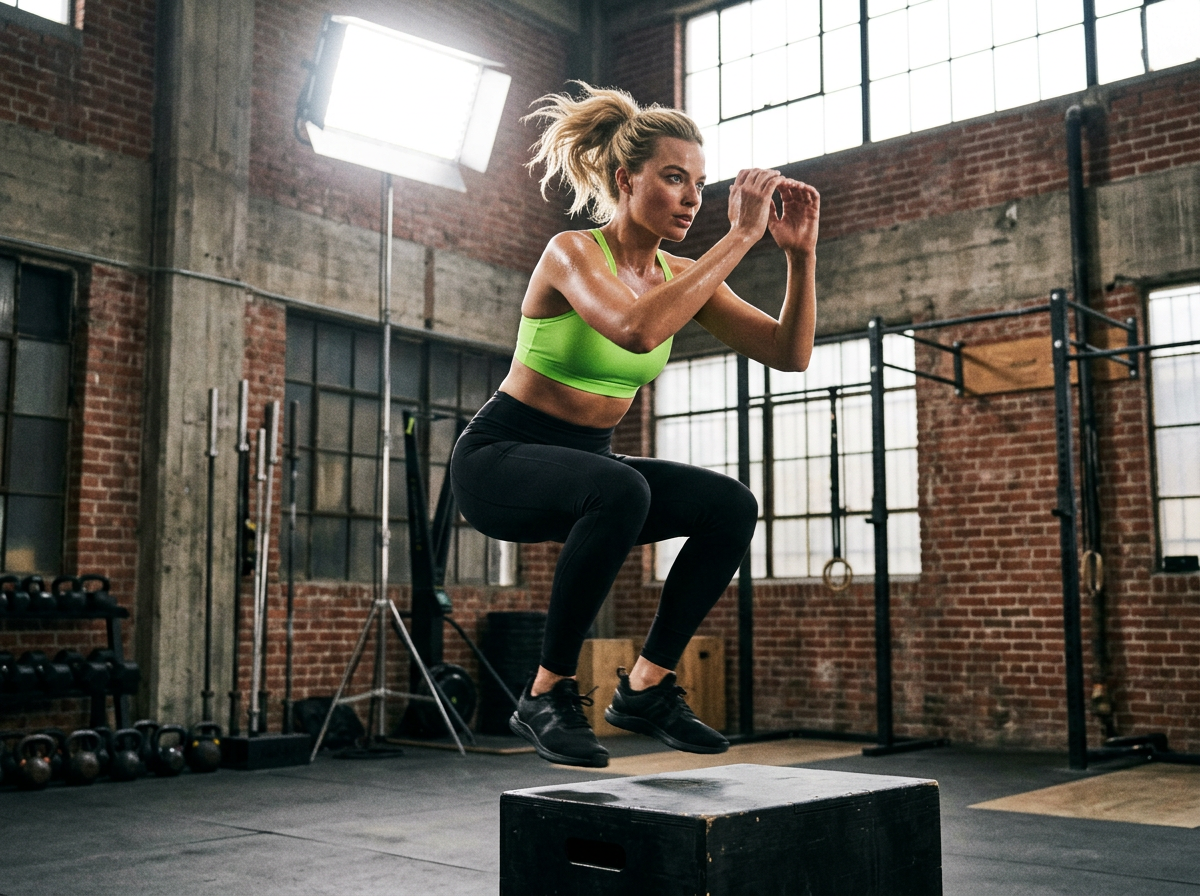 margot robbie workout