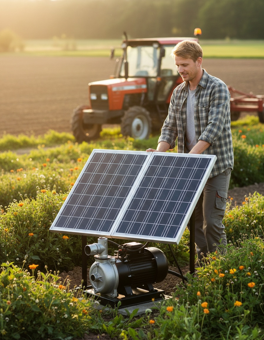 Desarrollo de un sistema de bombeo solar de 24V para extracción de agua en zonas rurales