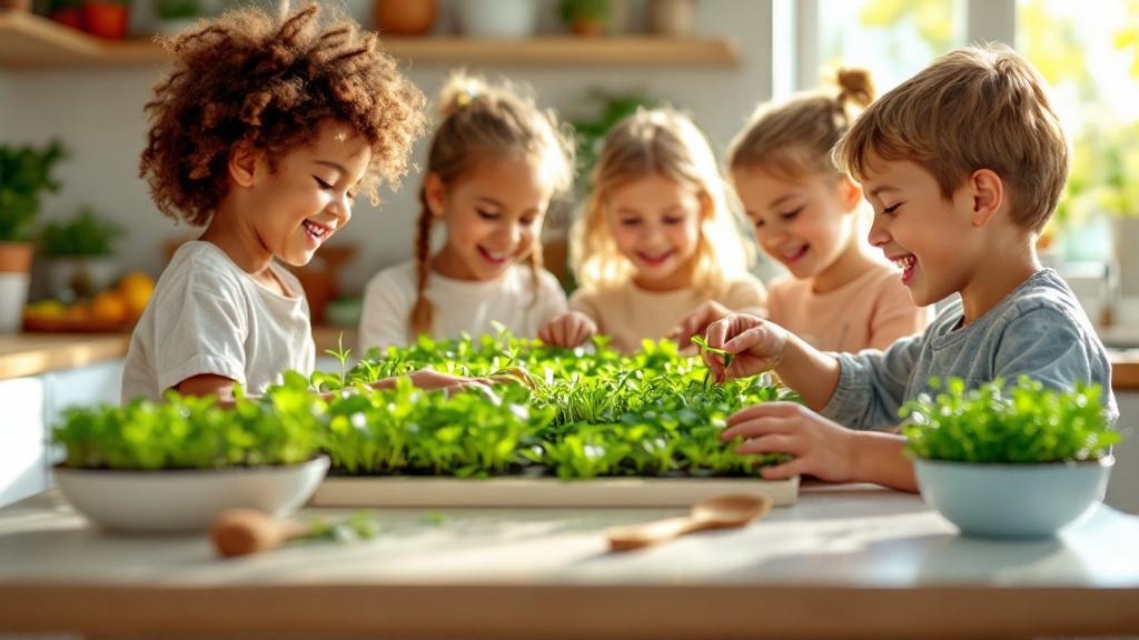 Microgreens para Niños: Alimentación Saludable y Fácil