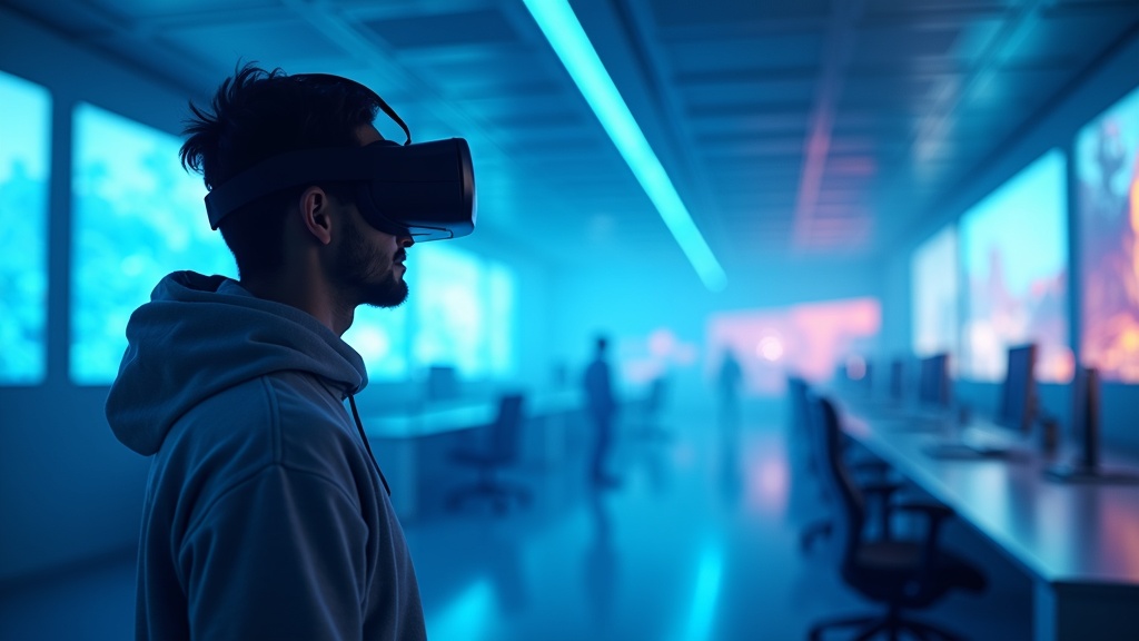 GeForce NOW ejecutando realidad virtual en alta resolución sin cables