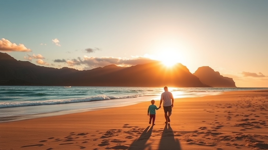 Kauai beach and cliffs